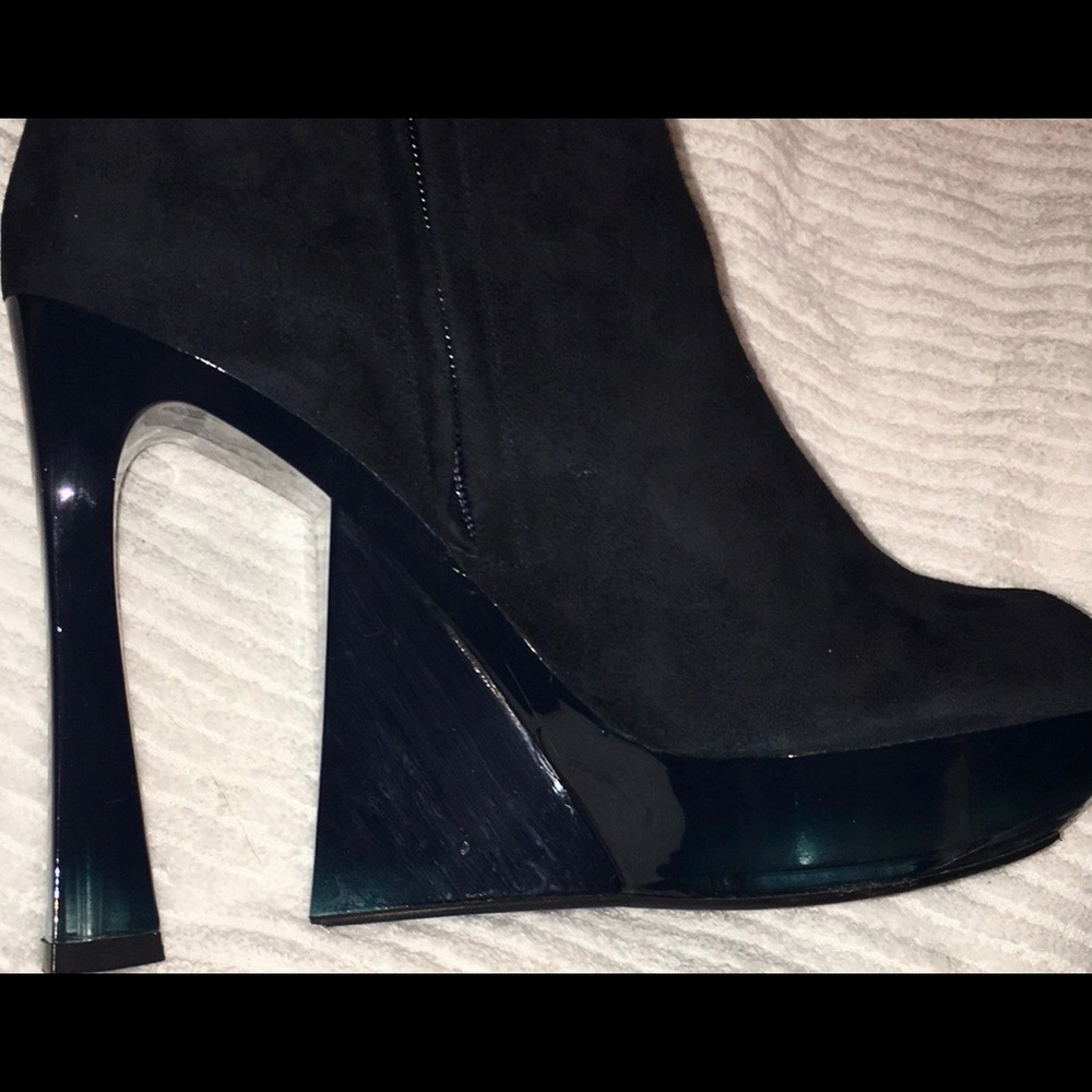 jill 60 ankle boot black calfskin